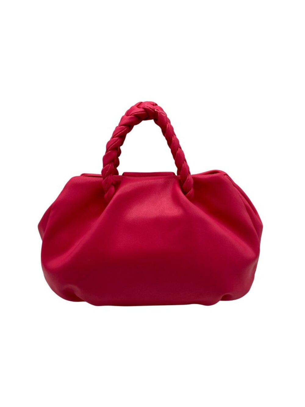 Unbranded Pink Faux Leather Top-Handle Handbag